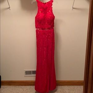 Red Dress with Red Gems